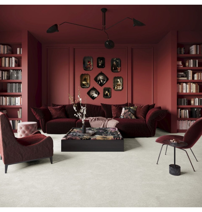 Metrážovy koberec SCENERY biely