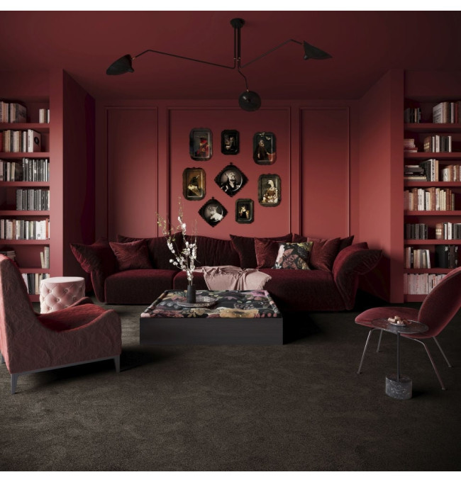 Metrážový koberec SCENERY černý