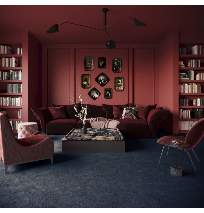 Metrážový koberec SCENERY granátový