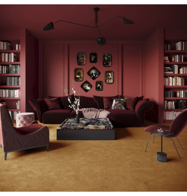 Metrážový koberec SCENERY oranžový