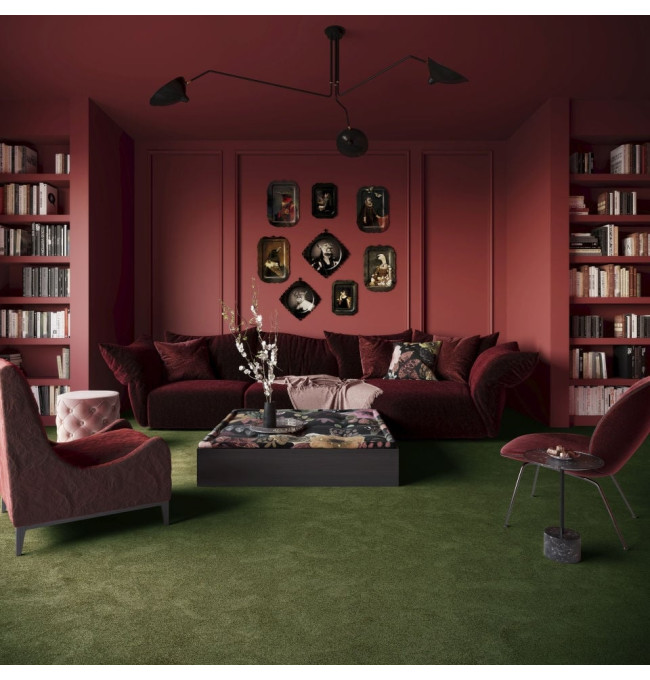 Metrážový koberec SCENERY zelený