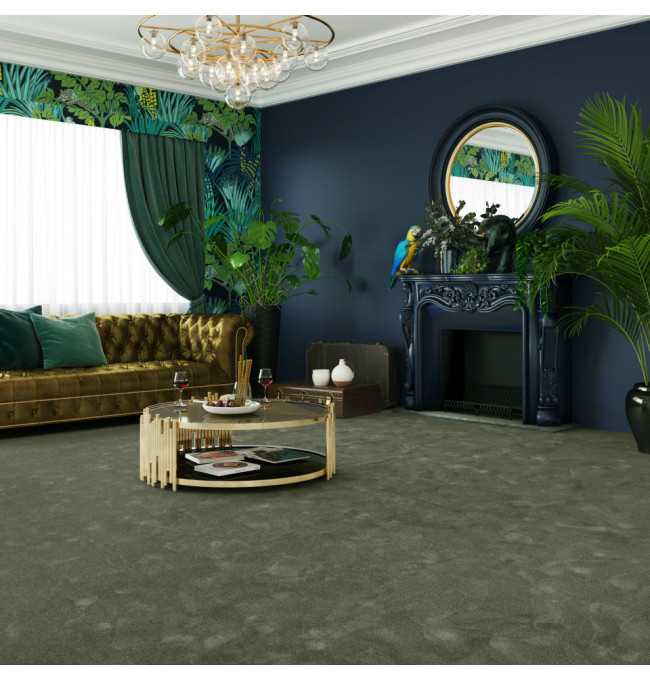 Metrážový koberec SEDUCTION zelený