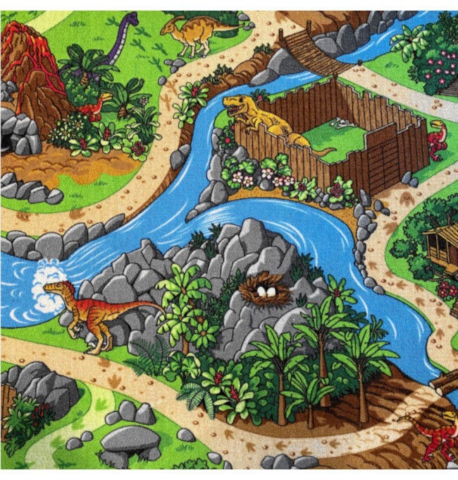 Metrážový koberec Svět Dinosaurů