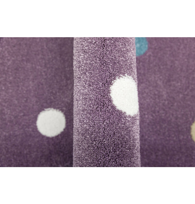 Metrážový koberec Lima C275A fialový / růžový