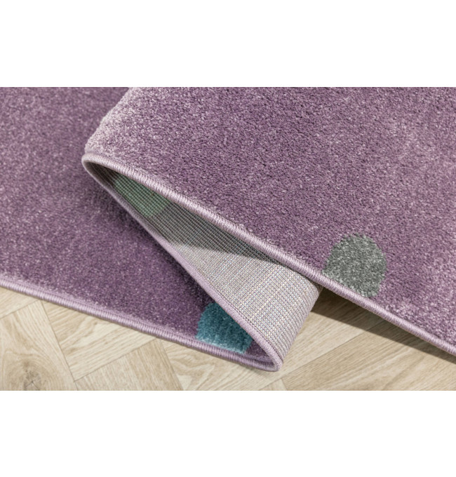 Metrážový koberec Lima C275A fialový / růžový