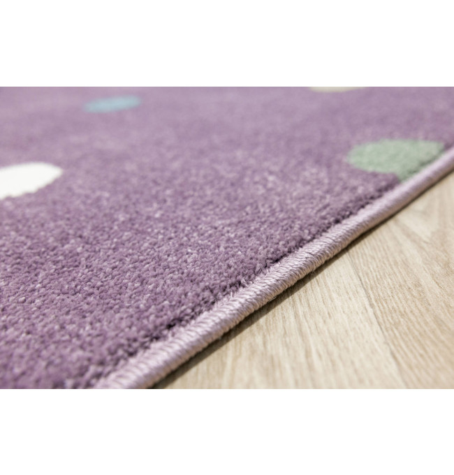 Metrážový koberec Lima C275A fialový / růžový
