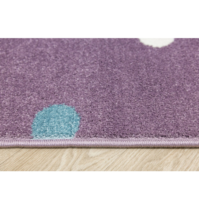 Metrážový koberec Lima C275A fialový / růžový