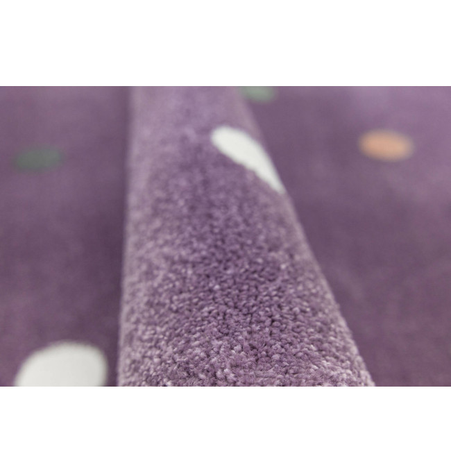 Metrážový koberec Lima C275A fialový / růžový