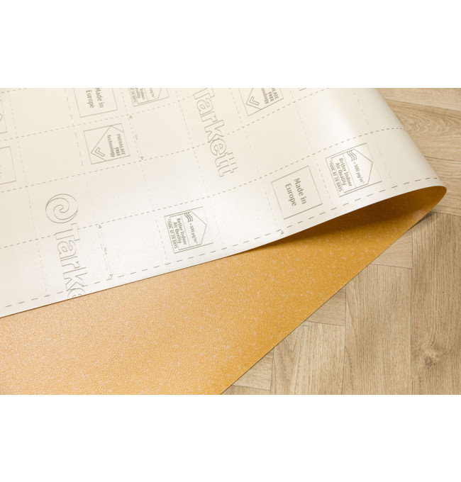 PVC podlaha SPARK Q oranžová / krémová