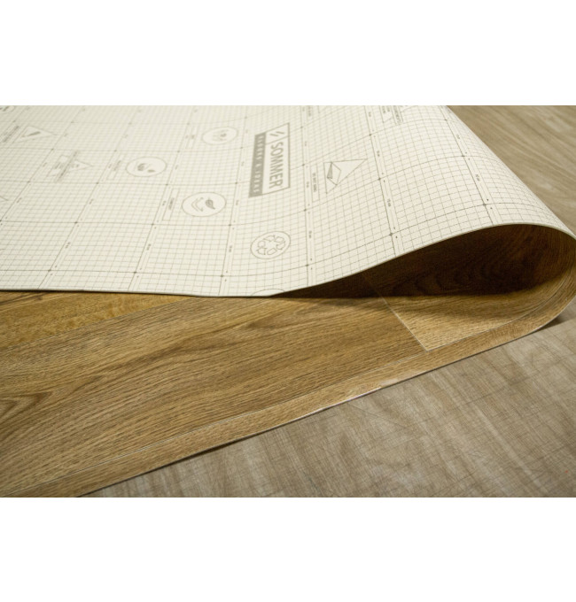 PVC podlaha Eruption Hamilton 1 desky, béžová / hnědá