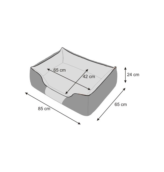 Pelíšek Comfort XL černý