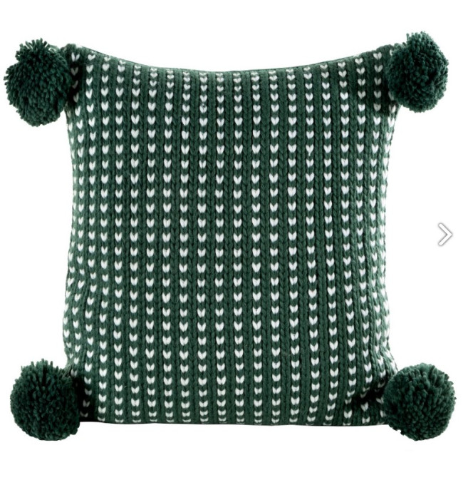 Povlak na polštář CHP 96 zelený / bílý