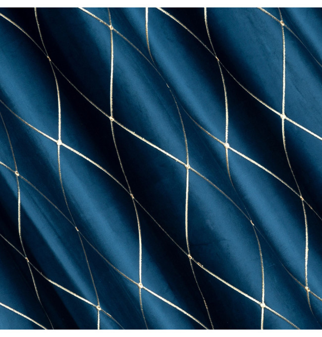 Hotový závěs PIERRE CARDIN MARGO granátový / zlatý - na průchodkách