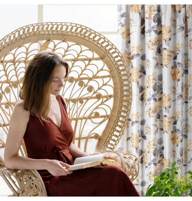 Hotový závěs ALISON vícebarevný - na pásce