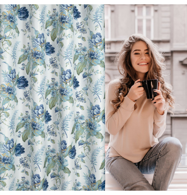 Hotový závěs ALVA vícebarevný - na průchodkách