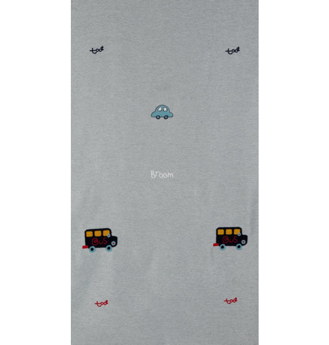 Hotový závěs ALVIN stříbrný - na průchodkách