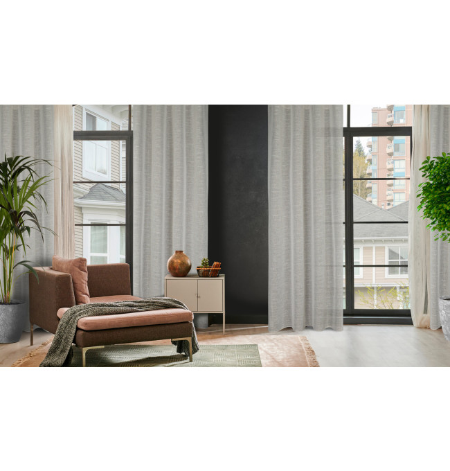 Hotový závěs AMARI béžový - na průchodkách