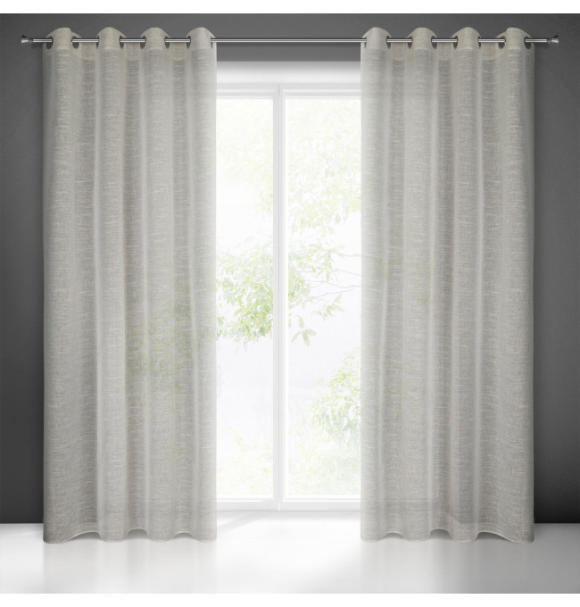 Hotový závěs AMARI béžový - na průchodkách