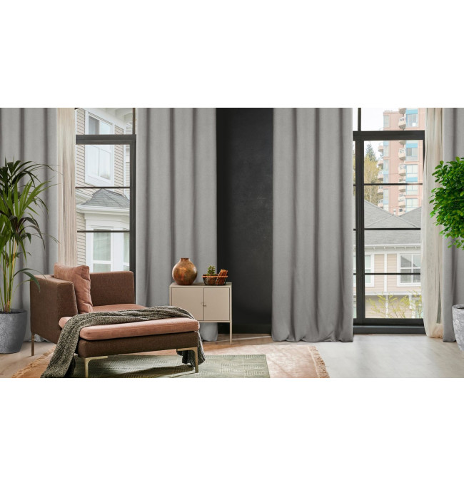 Hotový závěs AMARO šedý / béžový