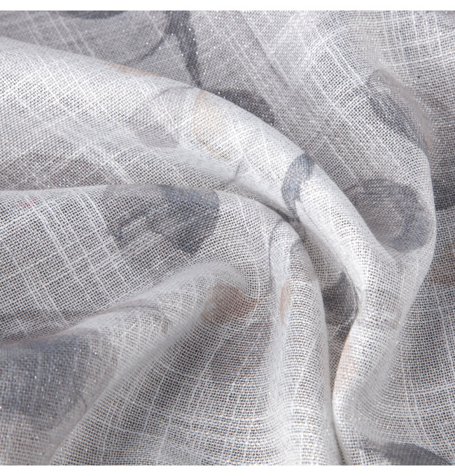 Hotový závěs ANA bílý / béžový - na průchodkách