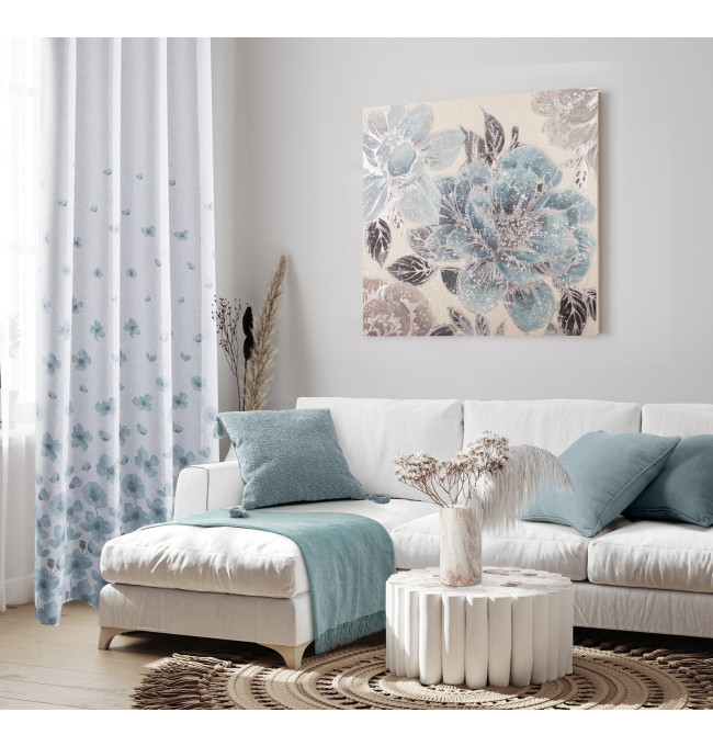 Hotový závěs ANDREA bílý - na průchodkách