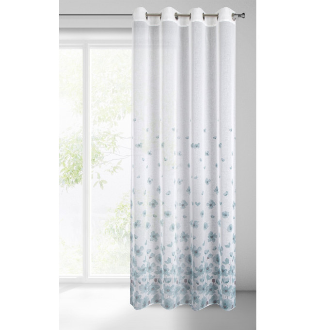 Hotový závěs ANDREA bílý - na průchodkách