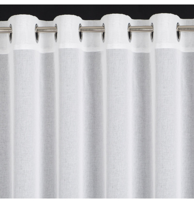 Hotový závěs ANDREA bílý - na průchodkách