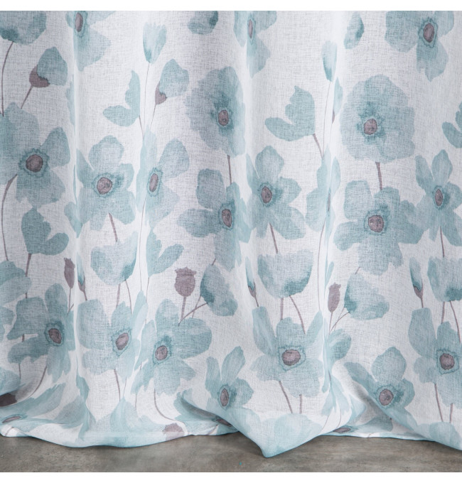 Hotový závěs ANDREA bílý - na průchodkách