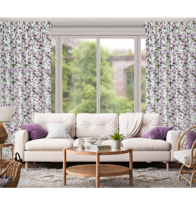 Hotový závěs ARLETA vícebarevný - na pásce