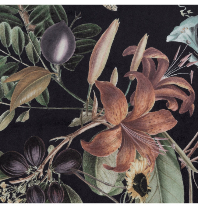 Hotový závěs BECKY černý - na průchodkách