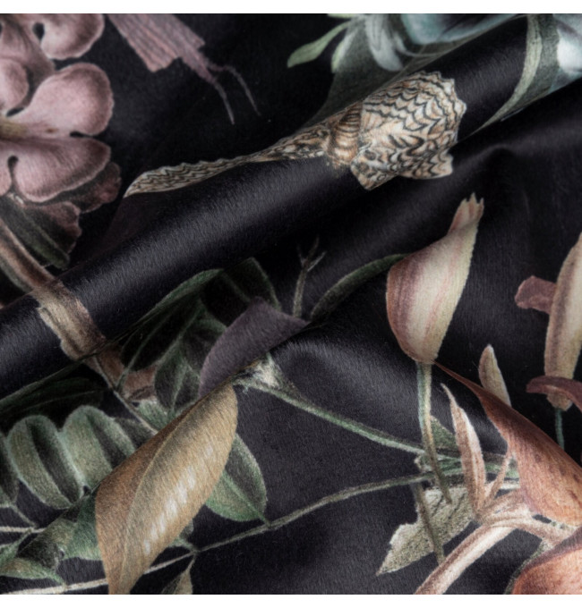 Hotový závěs BECKY černý - na průchodkách