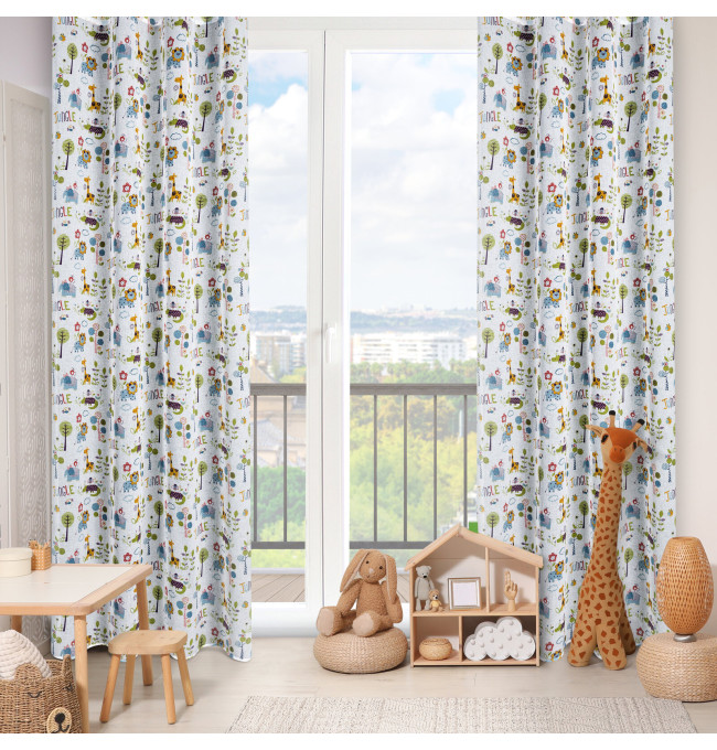 Hotový závěs BILLY vícebarevný - na průchodkách