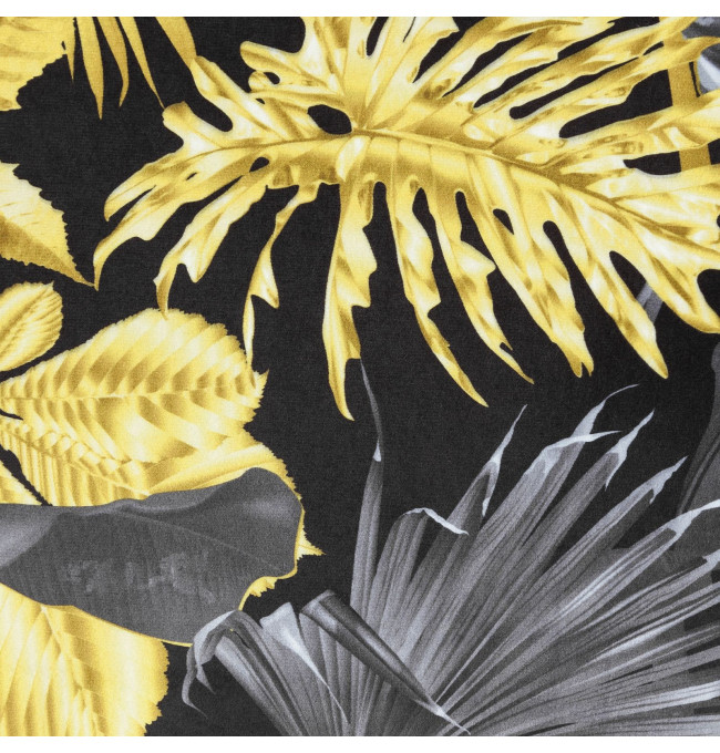 Hotový závěs BLER žlutý - na pásce