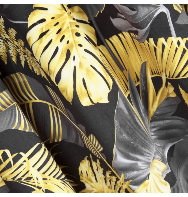 Hotový závěs BLER žlutý - na pásce