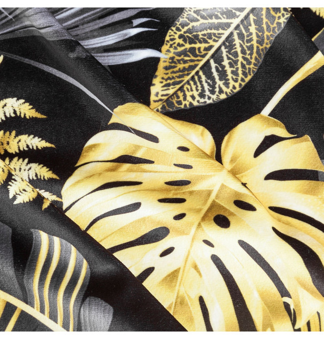 Hotový závěs BLER žlutý - na pásce