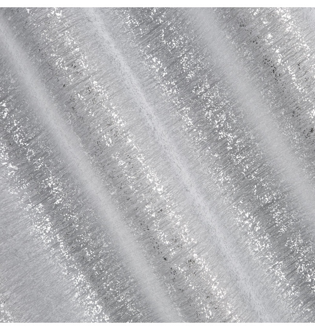 Hotový závěs D91 MILY bílý / stříbrný - na průchodkách