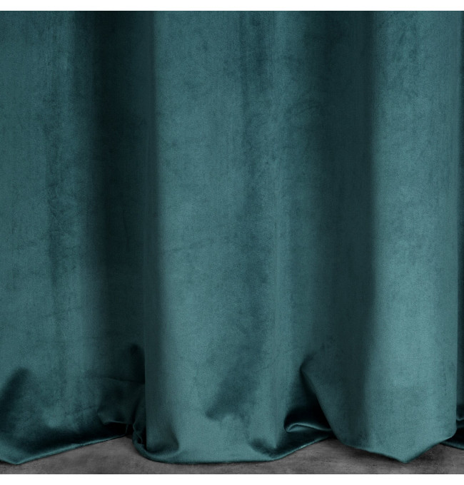 Hotový závěs D91 ROSA tmavomodrý - na průchodkách