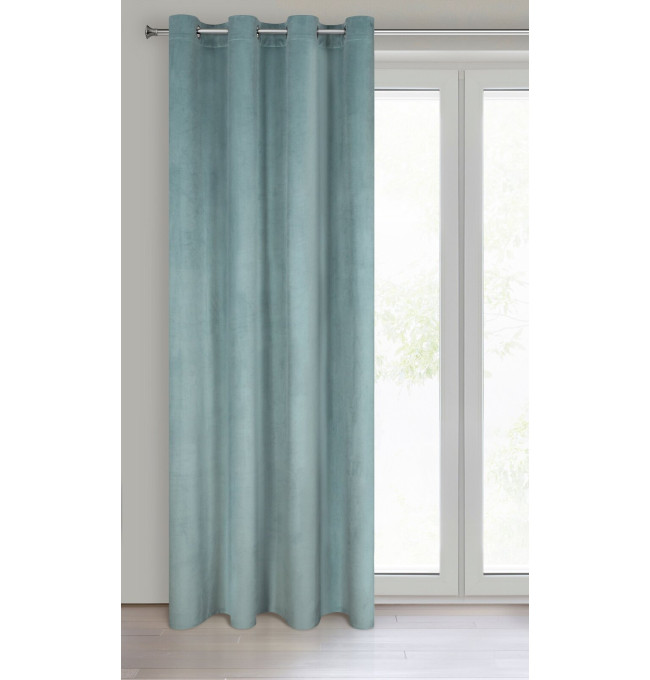 Hotový závěs D91 ROSA šalvějový - na průchodkách