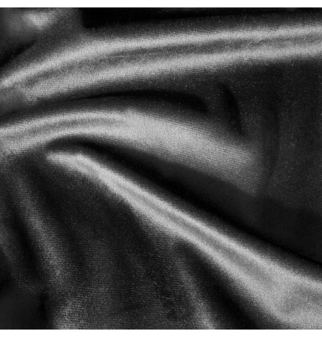 Hotový závěs D91 ROSA černý - na pásce