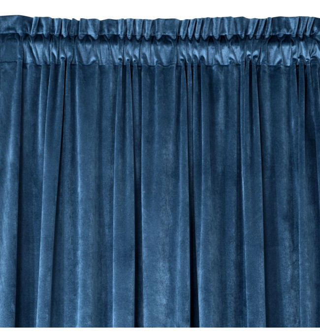 Hotový závěs D91 ROSA granátový - na pásce