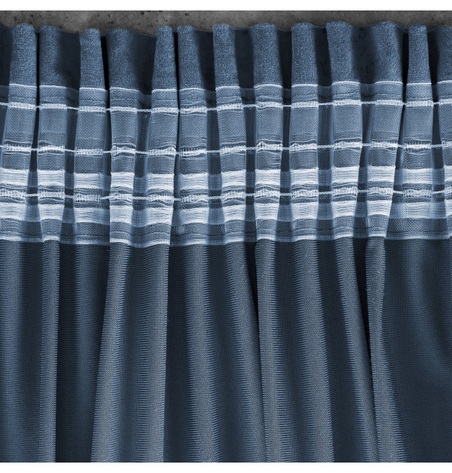 Hotový závěs D91 ROSA granátový - na pásce