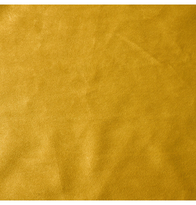 Hotový závěs D91 ROSA hořčicový - na pásce