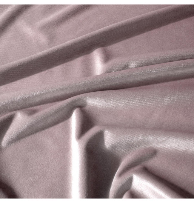 Hotový závěs D91 ROSA pudrově růžový - na pásce