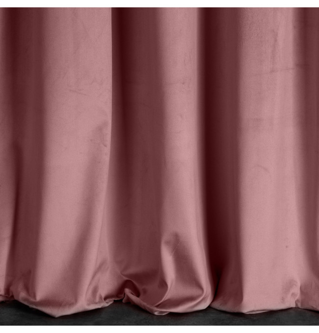 Hotový závěs D91 ROSA tmavě růžový - na pásce