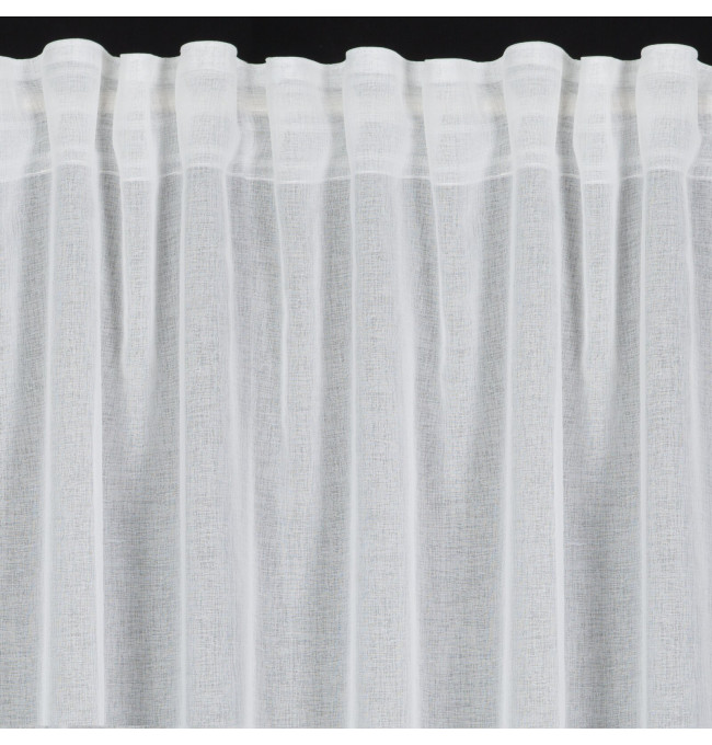 Hotový závěs DOLLY bílý - na pásce