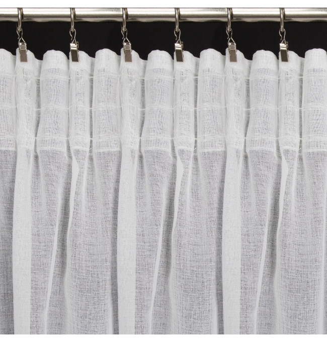 Hotový závěs DOLLY bílý - na pásce