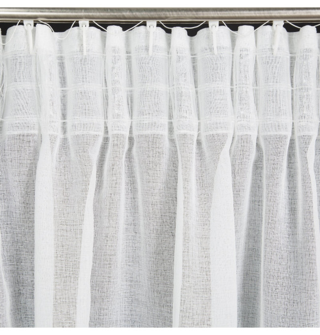 Hotový závěs DOLLY bílý - na pásce