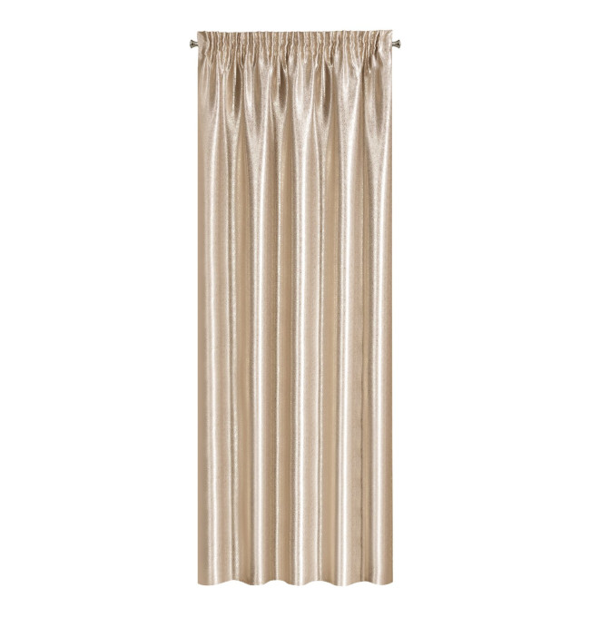 Hotový závěs EBRU béžový - na pásce