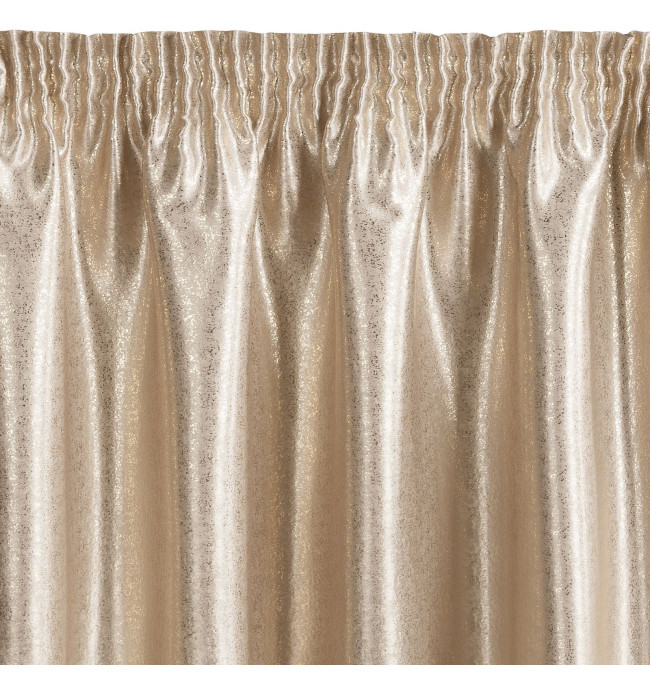 Hotový závěs EBRU béžový - na pásce