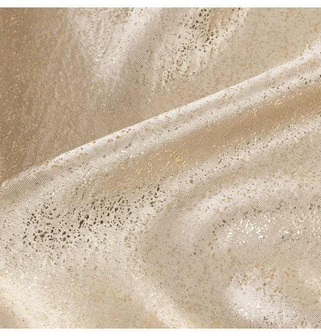 Hotový závěs EBRU béžový - na pásce